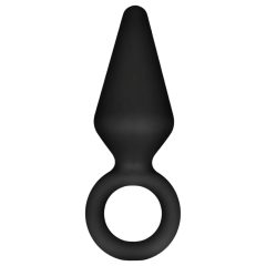 Anal Adventures Platinum S - anal plug (black) - small