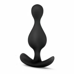 / Anal Adventures Platinum Wave Plug - Anal Dildo (Black)