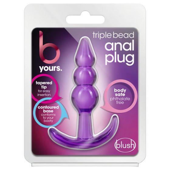 B Yours - Ball Shaped Anal Dildo (Purple)