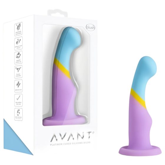 Avant Heart of Gold - Suction Cup Dildo (Colorful)