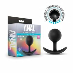 Anal Adventures Platinum - Anal Plug (Black)