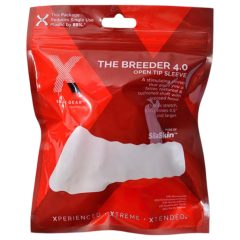   Perfect Fit Breeder - Open Penis Sleeve (10 cm) - Milky White