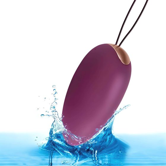 Engily Ross Garland - Rechargeable, Remote-Controlled Vibrating Egg (Purple)