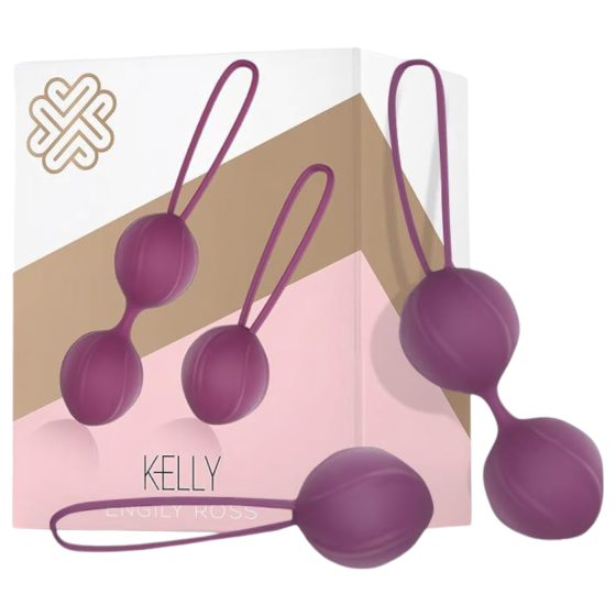 Engily Ross Kelly - 2-Piece Purple Kegel Ball Set