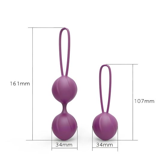 Engily Ross Kelly - 2-Piece Purple Kegel Ball Set