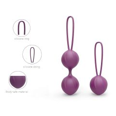 Engily Ross Kelly - 2-Piece Purple Kegel Ball Set