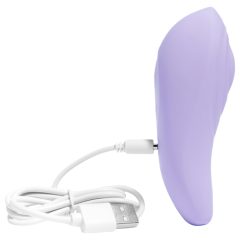   Platanomelón Cumbia - Rechargeable Clitoral Vibrator (Purple)