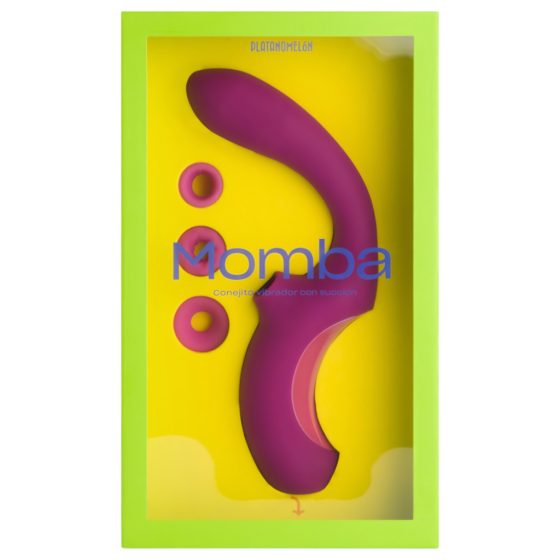 Platanomelón Momba - Air wave clitoral and G-spot stimulator (burgundy)