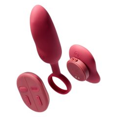   Platanomelón Mobi - Wireless Vibrator Set with Batteries - 2 Piece (Red)