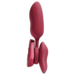   Platanomelón Mobi - Wireless Vibrator Set with Batteries - 2 Piece (Red)