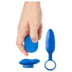   Platanomelón Mobi - rechargeable, remote-controlled vibrator set - 2-piece (blue)