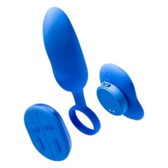   Platanomelón Mobi - Battery, Radio-Controlled Vibrator Set - 2 Pieces (Blue)