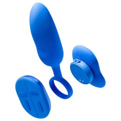   Platanomelón Mobi - Battery, Radio-Controlled Vibrator Set - 2 Pieces (Blue)