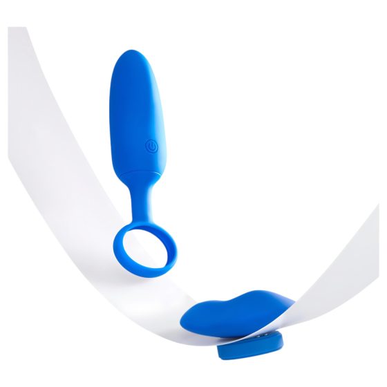 Platanomelón Mobi - rechargeable, remote-controlled vibrator set - 2-piece (blue)