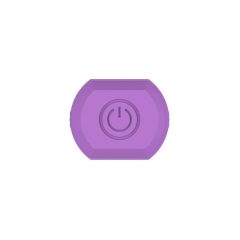   Engily Ross Whim - Rechargeable Digital Stick Vibrator (Purple)