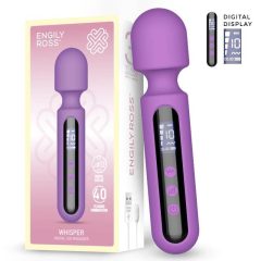   Engily Ross Whisper - Rechargeable, Digital Massage Vibrator (Purple)