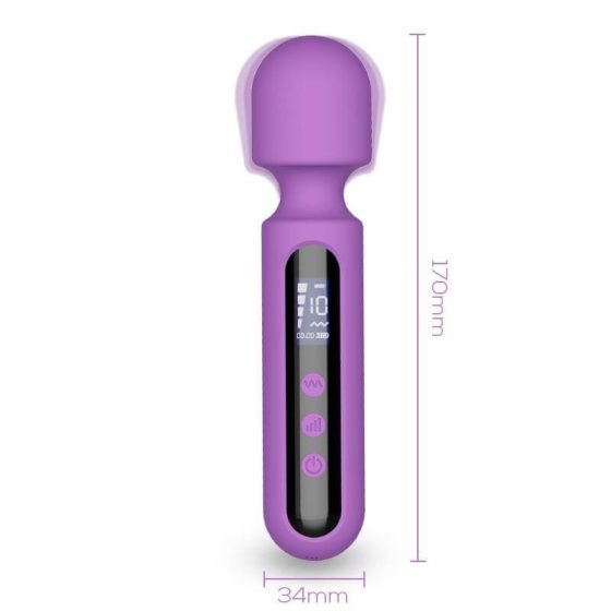 Engily Ross Whisper - Rechargeable, Digital Massage Vibrator (Purple)