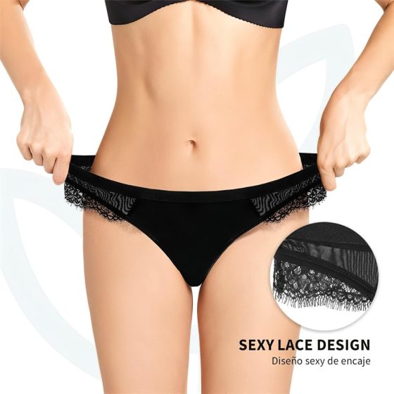 Adalet Flora Normal - Period Underwear (Black)