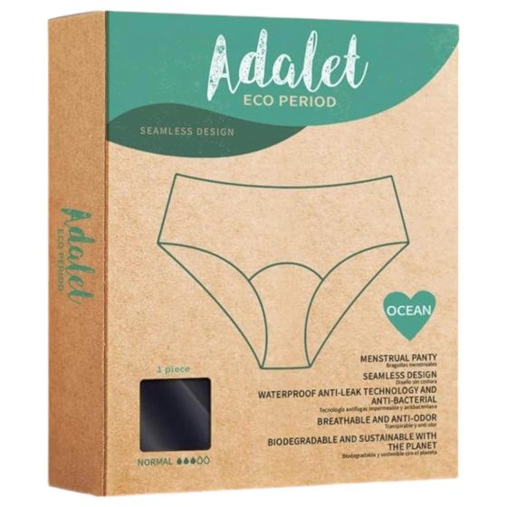 Adalet Ocean Normal - Menstrual Panties (Black)