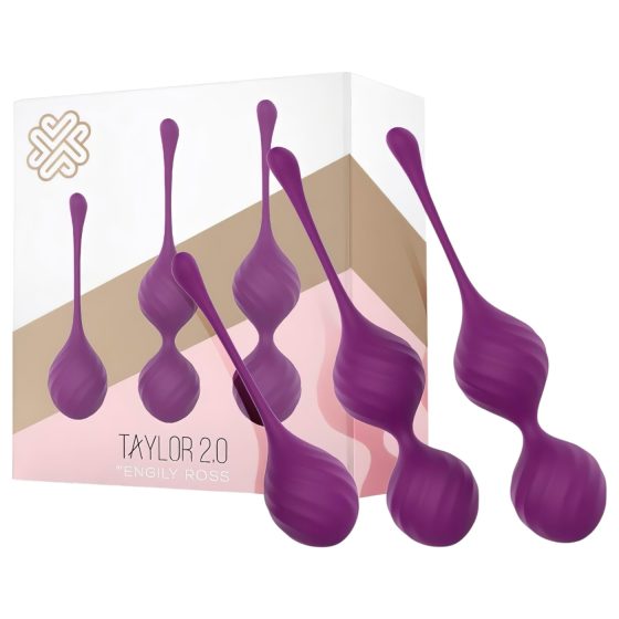 Ross Taylor 2.0 - 3-Piece Kegel Ball Set (Purple)