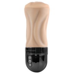   Zero Tolerance Tight Lipped - Suction Vibrating Masturbator (Natural)