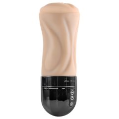   Zero Tolerance Tight Lipped - Suction Vibrating Masturbator (Natural)