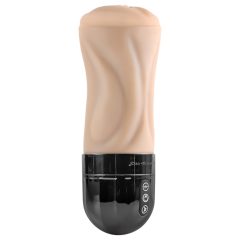   Zero Tolerance Tight Lipped - Suction Vibrating Masturbator (Natural)