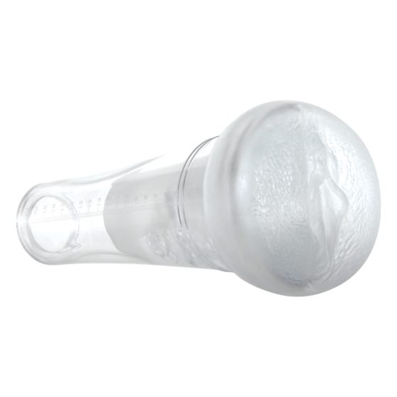 Zero Tolerance - Rechargeable Vibrating-Sucking Masturbator (Clear)