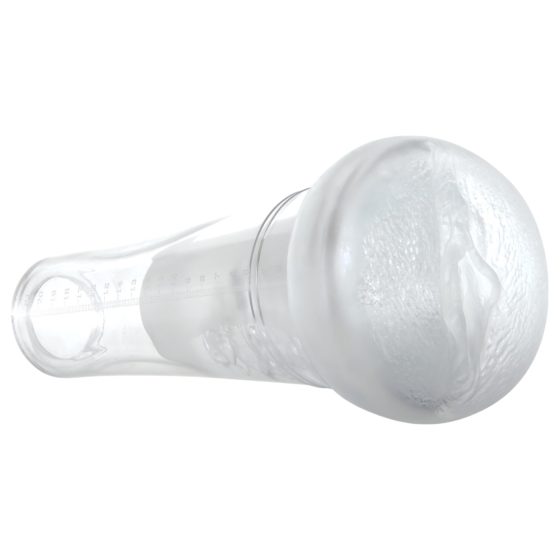 Zero Tolerance - Rechargeable Vibrating-Suction Masturbator (Transparent)