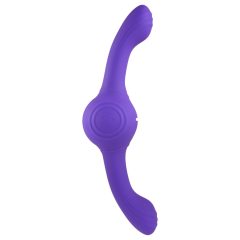   Evolved Our Gyro Vibe - rechargeable, vibrating double vibrator (purple)