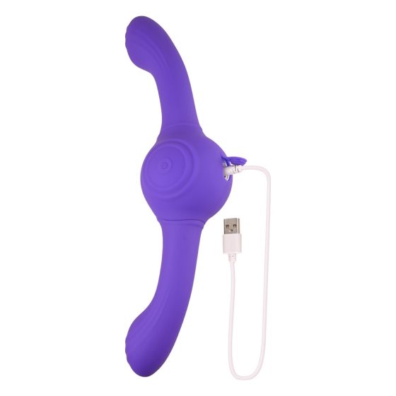 Evolved Our Gyro Vibe - Rechargeable Dual Vibrator (Purple)