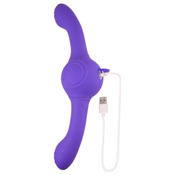 Evolved Our Gyro Vibe - Rechargeable, Shaking Dual Vibrator (Purple)