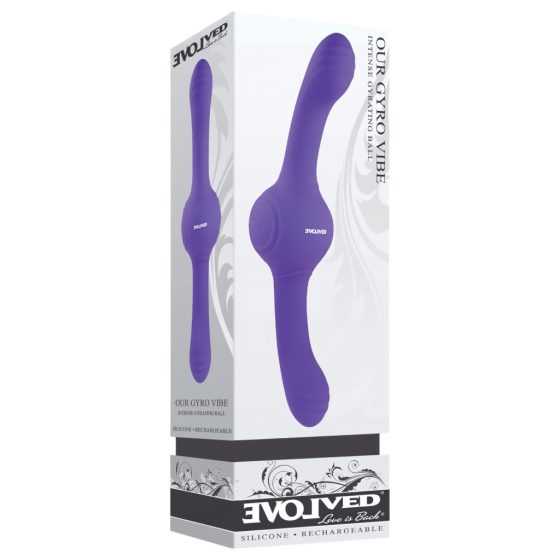 Evolved Our Gyro Vibe - Rechargeable Dual Vibrator (Purple)