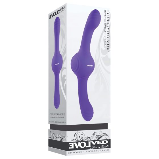 Evolved Our Gyro Vibe - Rechargeable, Shaking Dual Vibrator (Purple)