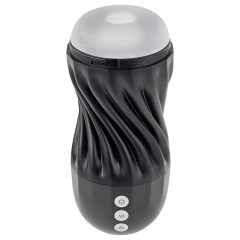   Playboy Solo Stroker - Rechargeable Suction Masturbator (Black)