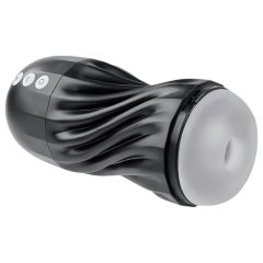   Playboy Solo Stroker - Rechargeable Suction Masturbator (Black)