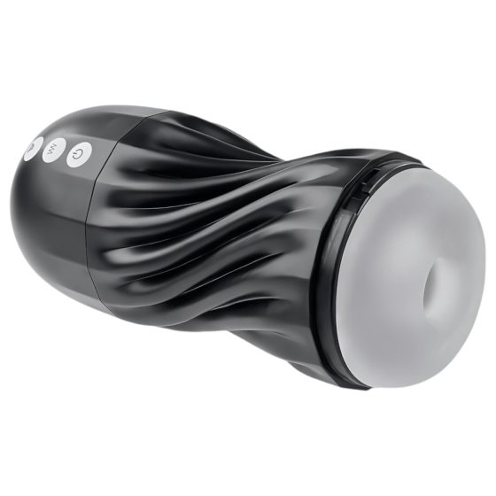 Playboy Solo Stroker - Rechargeable Suction Masturbator (Black)