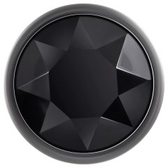 Evolved Black Gem - Metal Anal Plug Set (Black-Silver)