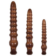 Evolved Twisted Love - Anal Dildo Set (Brown)