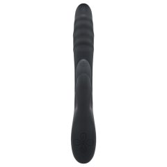 Playboy Rapid Rabbit - rechargeable rabbit vibrator (black)