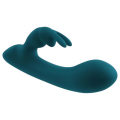   Playboy Rabbit - Rechargeable, Waterproof Clitoral Vibrator (Turquoise)