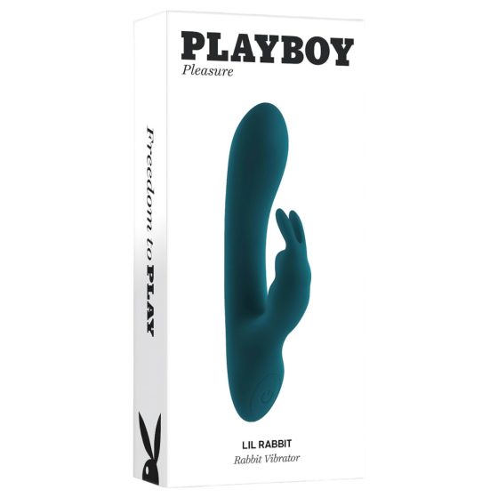 Playboy Rabbit - Rechargeable, Waterproof Clitoral Vibrator (Turquoise)