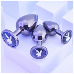 Playboy - Anal Plug Set - 3 Pieces (Silver)