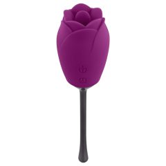   Playboy - Waterproof, Rechargeable, Tongue Rose Vibrator (Purple)