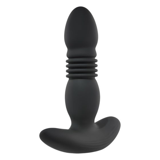 Playboy - rechargeable thrusting anal vibrator (black)