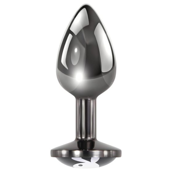 Playboy Tux - Small Anal Dildo (Silver)