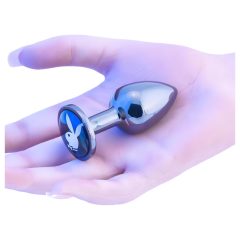 Playboy Tux - anal plug - small (silver)