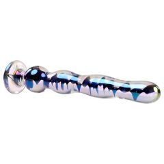 Playboy Jewels - Wavy Glass Dildo (Transparent)