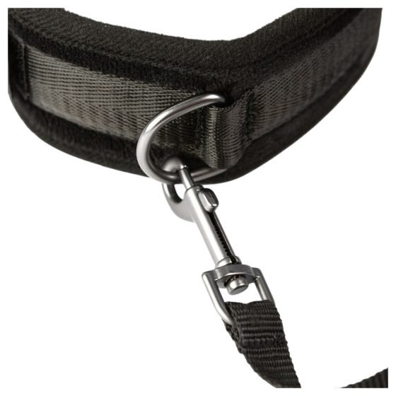 Sei Mio - Collar with Leash (Black)