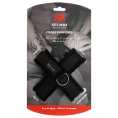 Sei Mio - Cross Cuffs (Black)